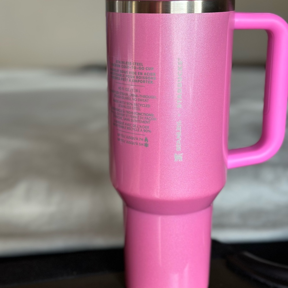 Stanley Starbucks winter pink